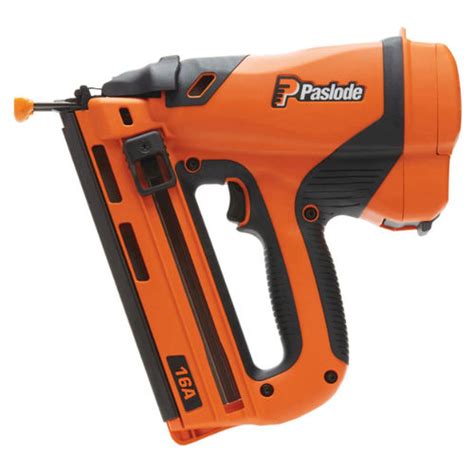 Angled Magazine - easy to reach tight spaces. . Paslode finish nailer im250a
